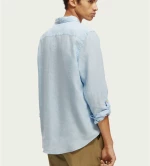 Scotch & Soda Linen Shirt Sky