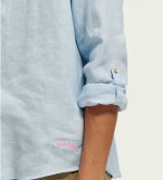Scotch & Soda Linen Shirt Sky