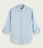 Scotch & Soda Linen Shirt Sky