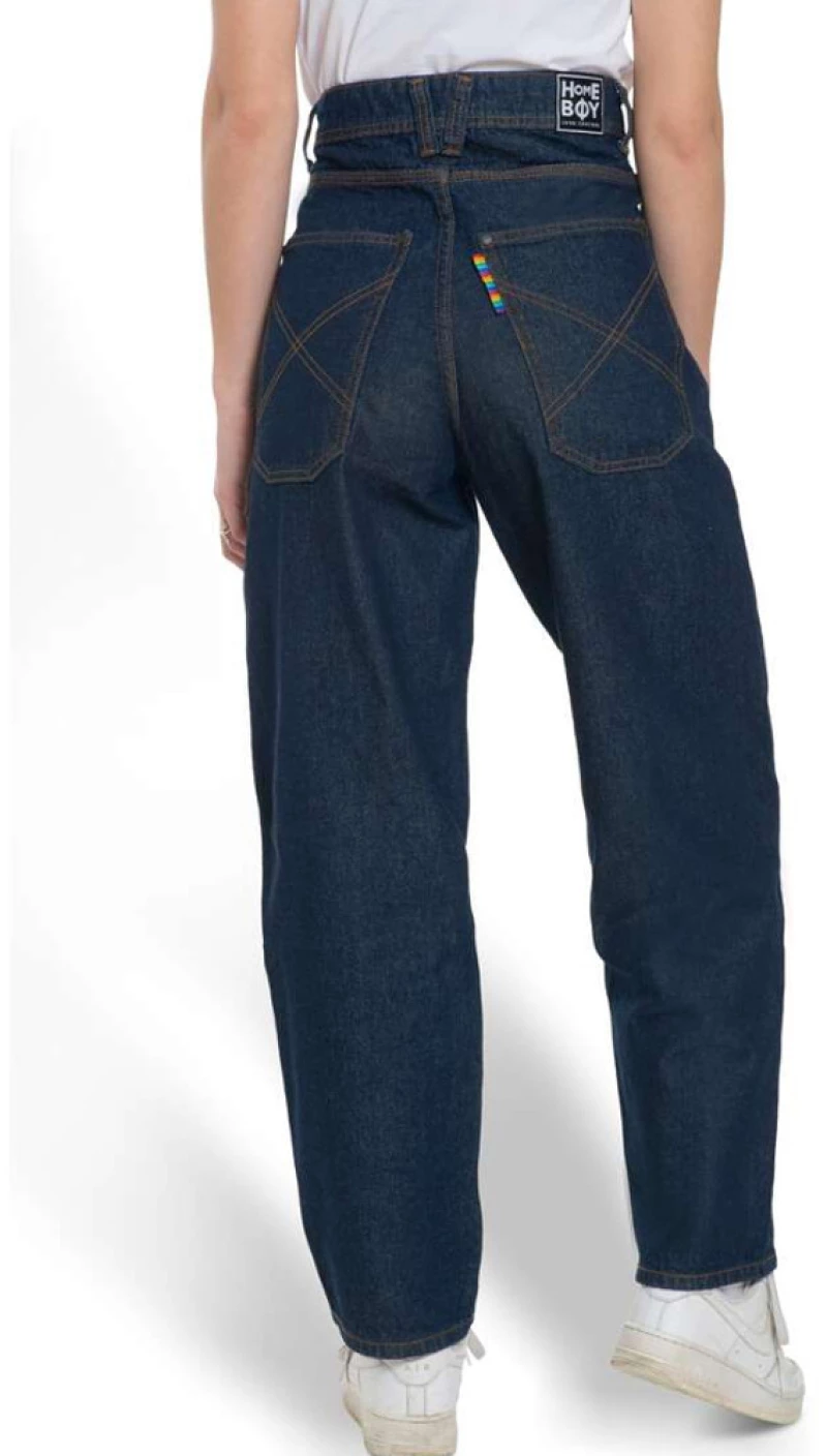 Homeboy Women's Baggy Jeans Indigo