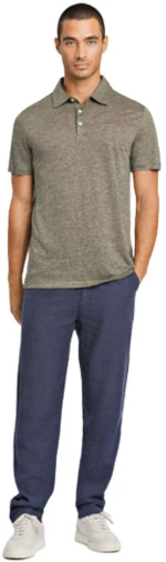 Lindbergh Blend Herringbone Pants Navy