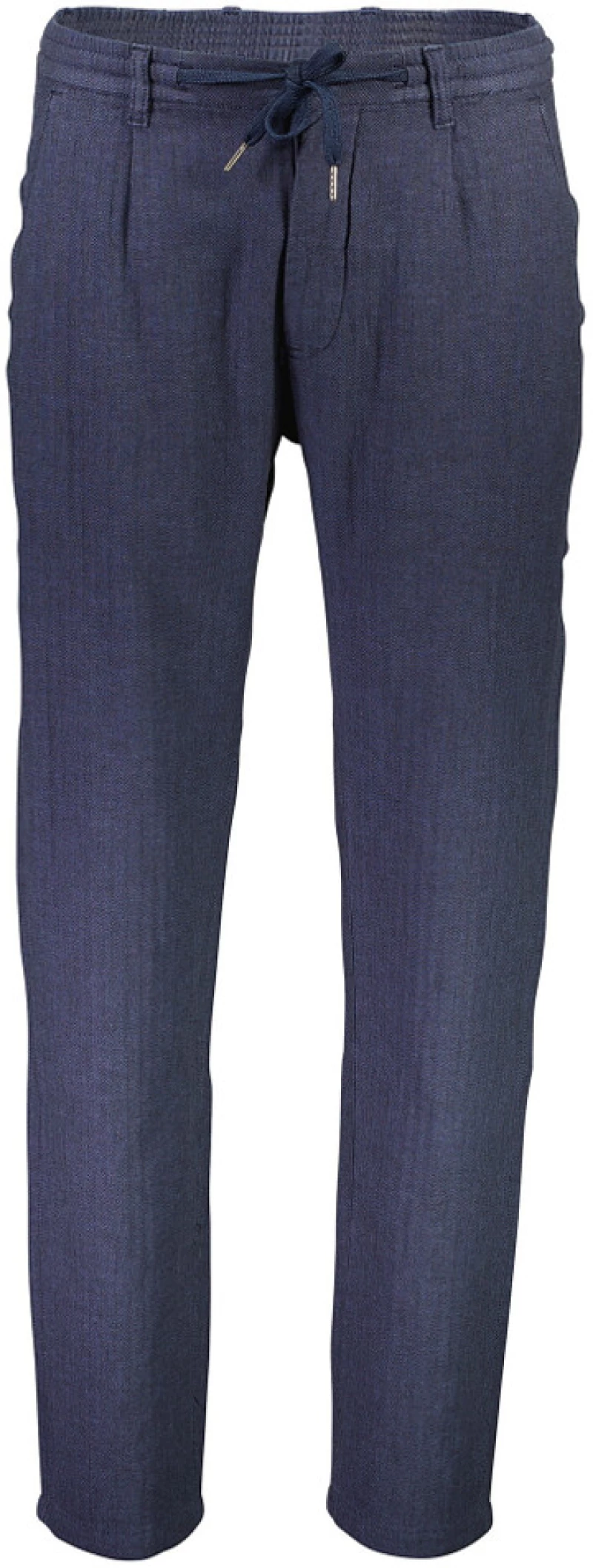 Lindbergh Blend Herringbone Pants Navy