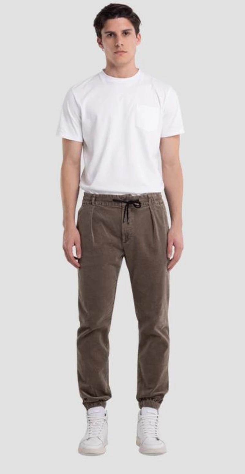 Replay Essential Velvet Jogger Pants