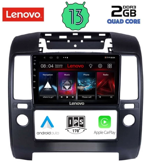 LENOVO LVD 4454_CPA A/C (9inc) MULTIMEDIA TABLET OEM NISSAN NAVARA D40 mod. 2006-2011 με A/C