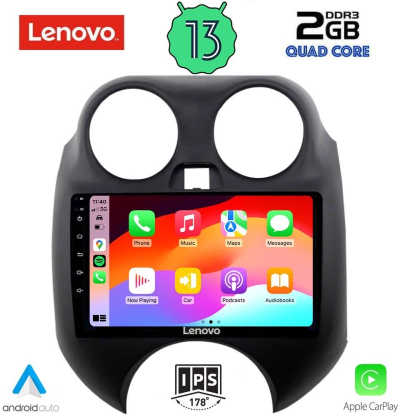 LENOVO LVD 4459_CPA (9inc) MULTIMEDIA TABLET OEM NISSAN MICRA mod. 2010-2014