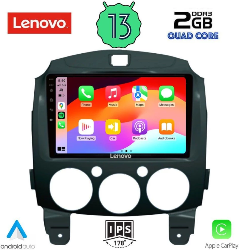 LENOVO LVD 4361_CPA (9inc) MULTIMEDIA TABLET OEM MAZDA 2  mod. 2007-2014