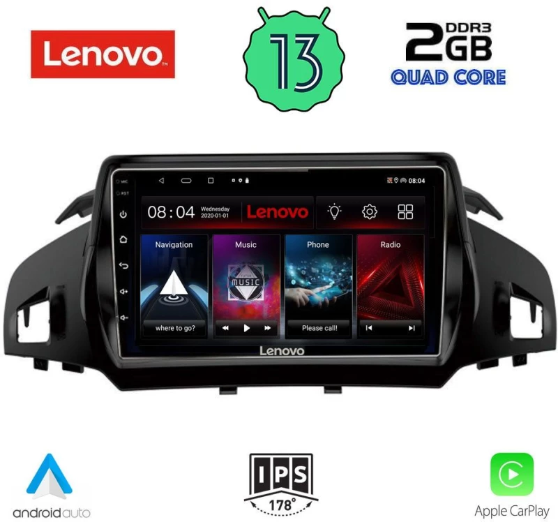 LENOVO LVD 4160_CPA (9inc) MULTIMEDIA TABLET OEM FORD KUGA mod. 2013+gt; – CMAX mod. 2011+gt;
