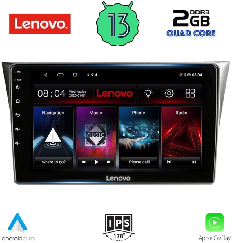 LENOVO LVD 4659_CPA (9inc) MULTIMEDIA TABLET OEM SUBARU IMPREZA mod. 2002-2008