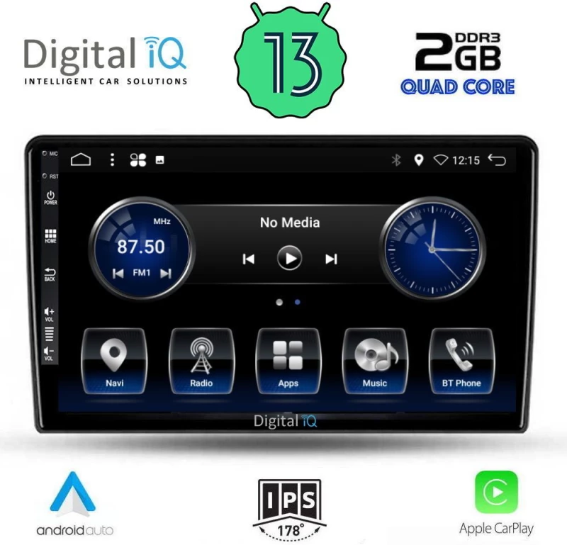 Digital IQ BXH 3656_GPS (9inc) Οθόνη αυτοκινήτου Ssangyang Rexton 2002-2006