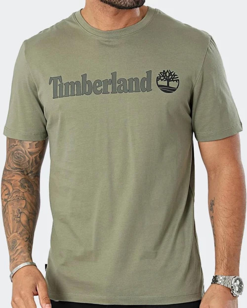 TIMBERLAND KENNEBEC RIVER LINEAR LOGO SHORT SLEEVE TEE - A5UPQ-590