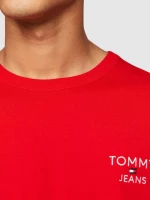 Tommy Jeans ανδρικό βαμβακερό tshirt κόκκινο DM0DM18872-XNL