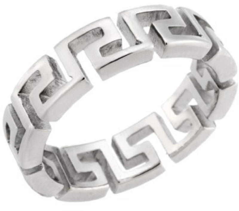Δαχτυλίδι Senza Unisex Steel, με μαίανδρο SSD5009SR