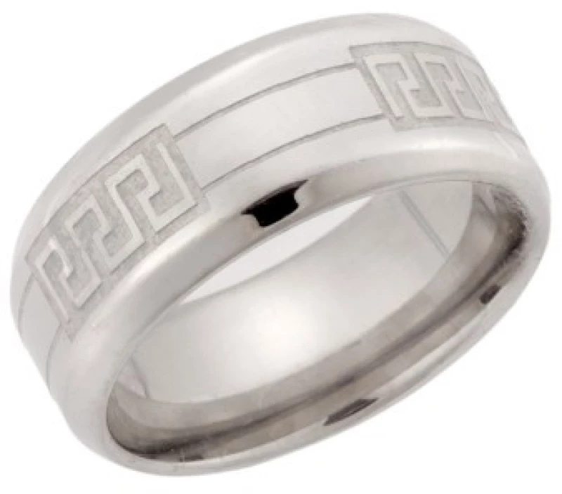 Δαχτυλίδι Senza Unisex Steel, με μαίανδρο SSD5099SR