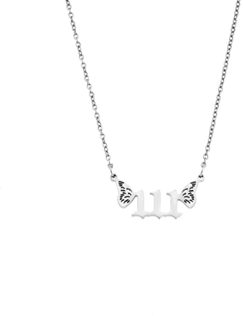 Κολιέ Senza Stainless Steel, Angel Numbers SSD5203-1SR
