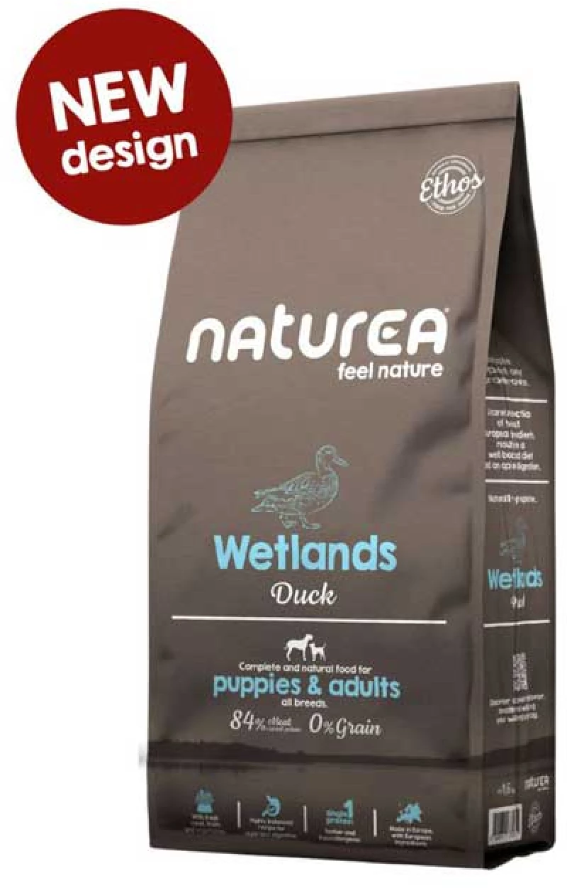 Naturea Ethos Wetlands Free Range Duck 10kg + ΔΩΡΟ Λιχουδιά Naturea Biscuits 140gr