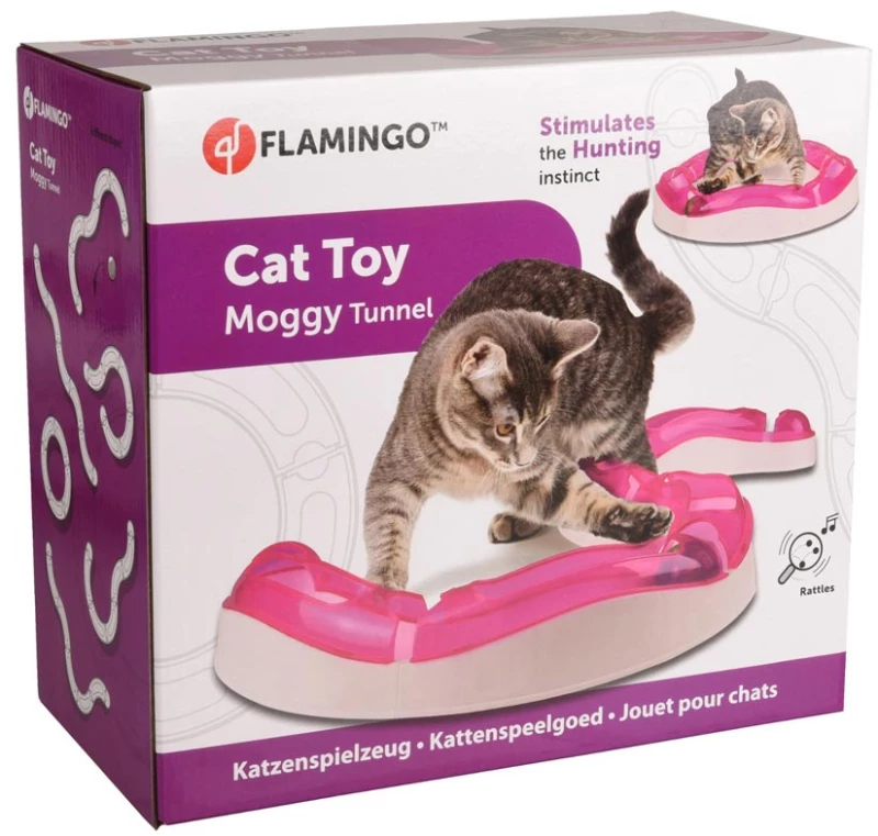 Flamingo Ct Moggy Tunnel 39x39x7cm