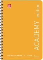 Τετράδιο Σπιράλ 2 Θεμ. Academy Α4 4532Α Κίτρινο