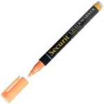Μαρκαδόρος Υγρής Κιμωλίας Securit Marker 100 Orange SMA100-OR