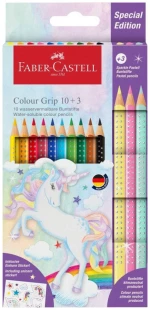 Faber-Castell Grip Sparkle Σετ Ξυλομπογιές 12τμχ