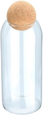 Estia Δοχειο Αποθηκευσης Γυαλινο 950ml με Καπακι Φελλου