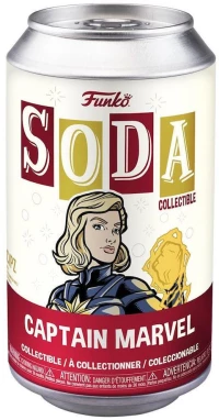 Funko Pop! Vinyl Soda Marvel: the Marvels - Captain Marvel* Collectible Figure