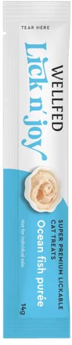 Wellfed Lick N' Joy Ocean Fish 70gr