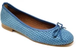 Bigshoes GA1137-12 Δερμάτινη Μπαλαρίνα Σιέλ