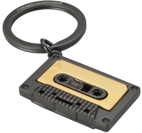 Μπρελόκ Με Σχέδιο Audio Tape 219-04 Μαύρο Μαύρο