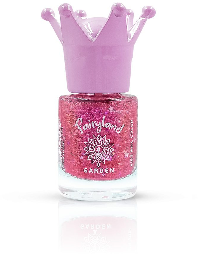Garden Fairyland Nail Glitter Pink Rosy 1