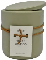 ΑΡΩΜΑΤΙΚΟ ΚΕΡΙ URBAN BAMBOO ΣΕ ΤΣΙΜΕΝΤΕΝΙΟ ΔΟΧΕΙΟ ΜΕ ΚΑΠΑΚΙ 8,8x8,8x10εκ. ANKOR