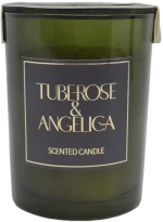 ΑΡΩΜΑΤΙΚΟ ΚΕΡΙ TUBEROSE & ANGELICA  ΣΕ ΓΥΑΛΙΝΟ ΔΟΧΕΙΟ ΜΕ ΚΑΠΑΚΙ 8x8x10,5εκ. ANKOR