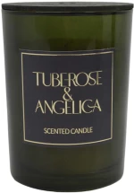 ΑΡΩΜΑΤΙΚΟ ΚΕΡΙ TUBEROSE & ANGELICA  ΣΕ ΓΥΑΛΙΝΟ ΔΟΧΕΙΟ ΜΕ ΚΑΠΑΚΙ 8x8x10,5εκ. ANKOR