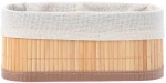 ESTIA ΚΑΛΑΘΙ ΟΡΓΑΝΩΣΗΣ BAMBOO ESSENTIALS 19.5x10cm ME ΕΠΕΝΔΥΣΗ