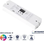 GloboStar® 73142 DS-L SKYDANCE DC RF 2.4Ghz DMX512 to SPI Decoder DC 5-24V - IP20  Μ17 x Π5 x Υ2.5cm -