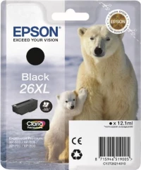 Μελάνι Epson 26XL black 500pgs
