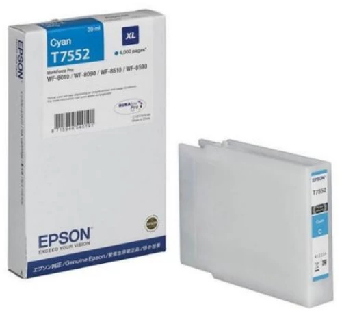 Μελάνι Epson T7552XL cyan 4000pgs