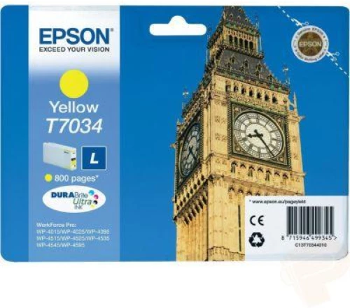 Μελάνι Epson T703440 yellow 800pgs