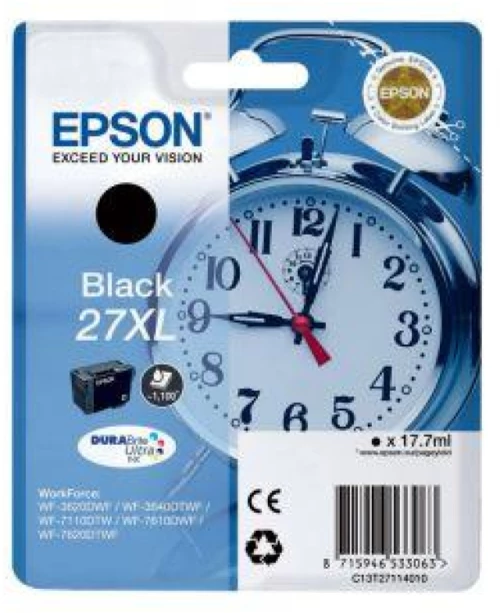 Μελάνι Epson 27XL black 1100pgs
