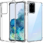 Techsuit® Shockproof Back Cover Προστατευτική Θήκη Σιλικόνης για Samsung Galaxy S20 Plus- Clear