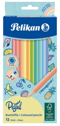 Pelikan 12 Pastel coloured Pencils