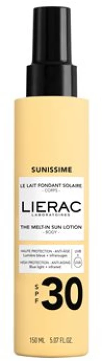 LIERAC sunissime melt in sun lotion body spf30 150ml