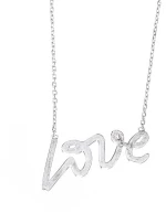 Κολιέ "LOVE" Ασημένιο 925 Gatsa 42-45cm μήκος κωδ ΚΛ0694