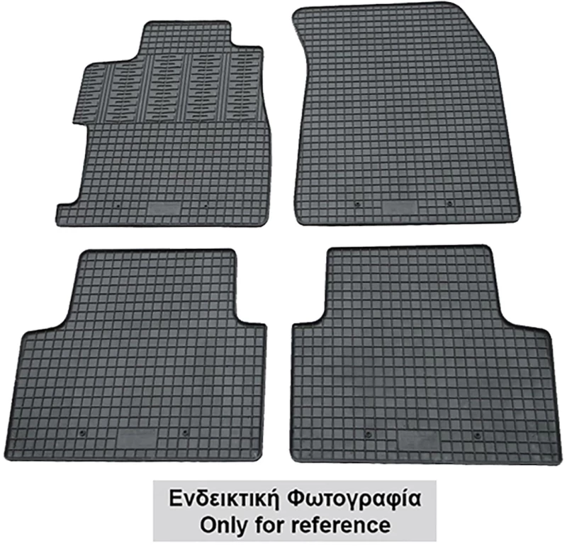 RENAULT ZOE 2012+2019+ ΠΑΤΑΚΙΑ ΜΑΡΚΕ ΛΑΣΤΙΧΟ CIK (ΜΕ ΚΟΥΜΠΩΜΑΤΑ) - 4 ΤΕΜ.