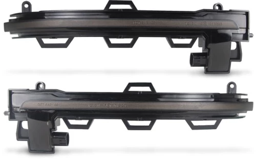 Τρεχούμενα led φλας για καθρέφτες για BMW 5 X3 F25 (2012+), X4 F26, X5 F15, X6 F16 (2015+) - φιμέ με τρεχούμενο φλας - σετ 2τμχ.