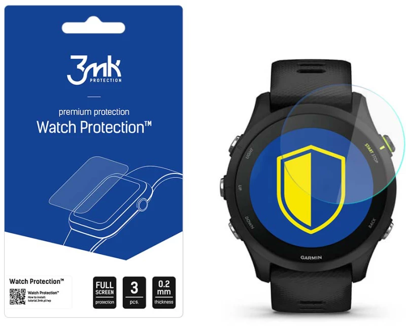 3mk Watch ARC για Garmin Watch (3τμ) Forerunner 255 - 3MK - Forerunner 255 - Watch Glass