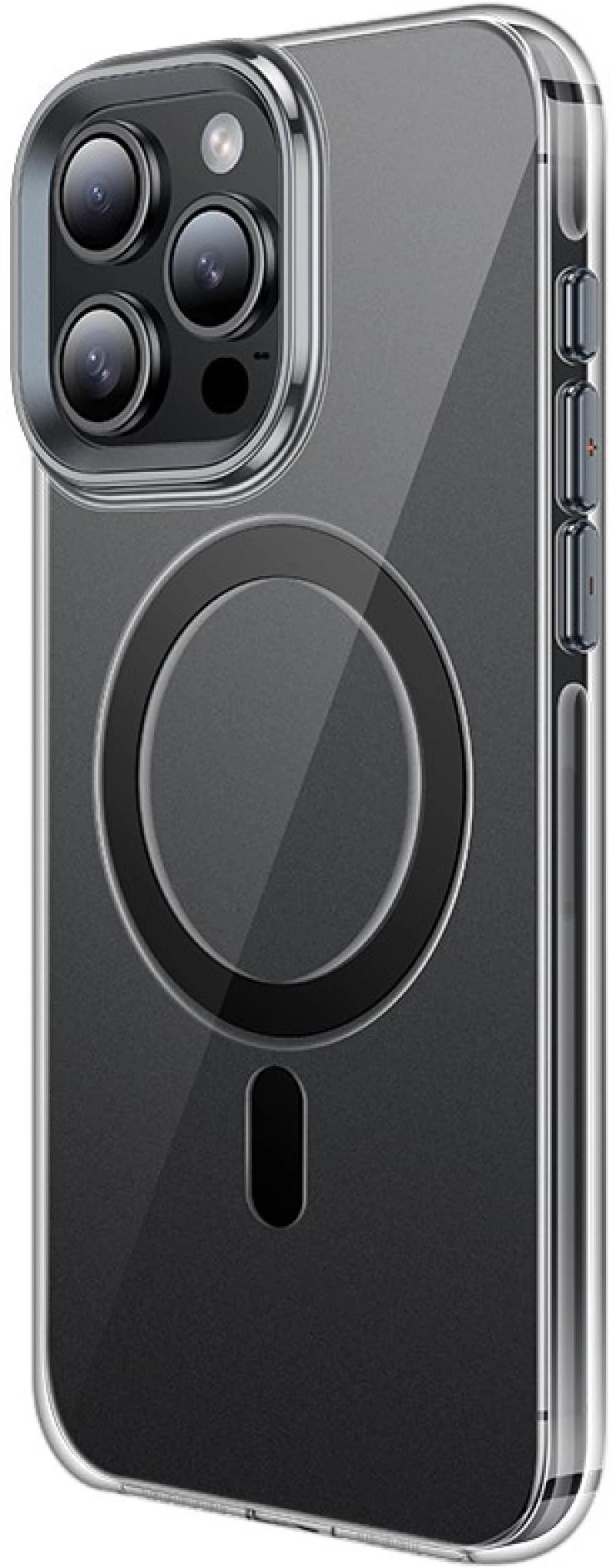 Θήκη Hoco Premium Series Transparent AS3 Magnetic Mag-charge για Apple iPhone 15 Pro Smoke