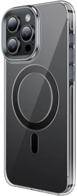 Θήκη Hoco Premium Series Transparent AS3 Magnetic Mag-charge για Apple iPhone 15 Pro Smoke