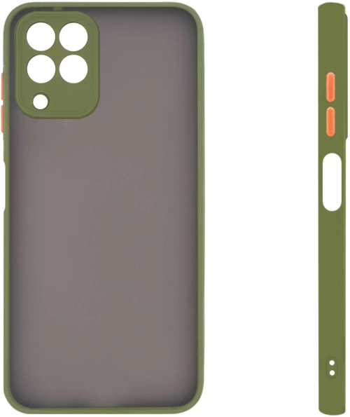 Θήκη Σιλικόνης Color Button Bumper Sonique Samsung Galaxy M33 5G Πράσινο Ανοιχτό - Sonique - Πράσινο Ανοιχτό - Galaxy M33 5G