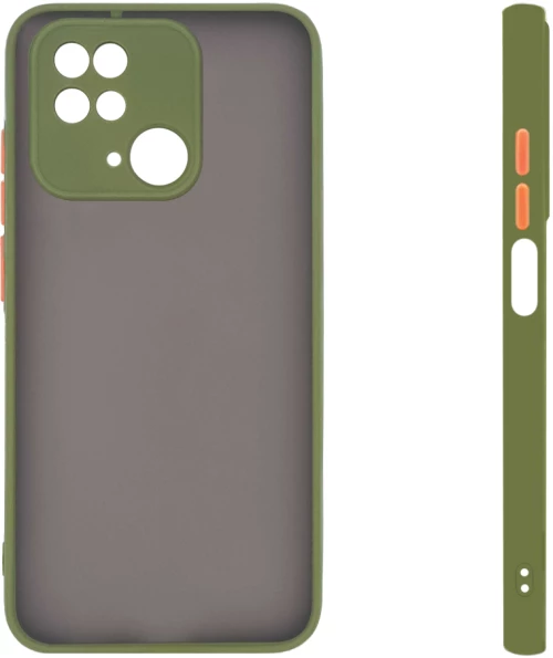 Θήκη Σιλικόνης Color Button Bumper Sonique Xiaomi Redmi 10C Πράσινο Ανοιχτό - Sonique - Πράσινο Ανοιχτό - Redmi 10C - Θήκες Πλάτης