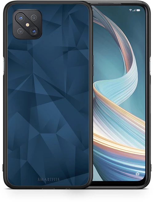Geometric Blue Abstract - Oppo Reno4 Z 5G / A92s θήκη